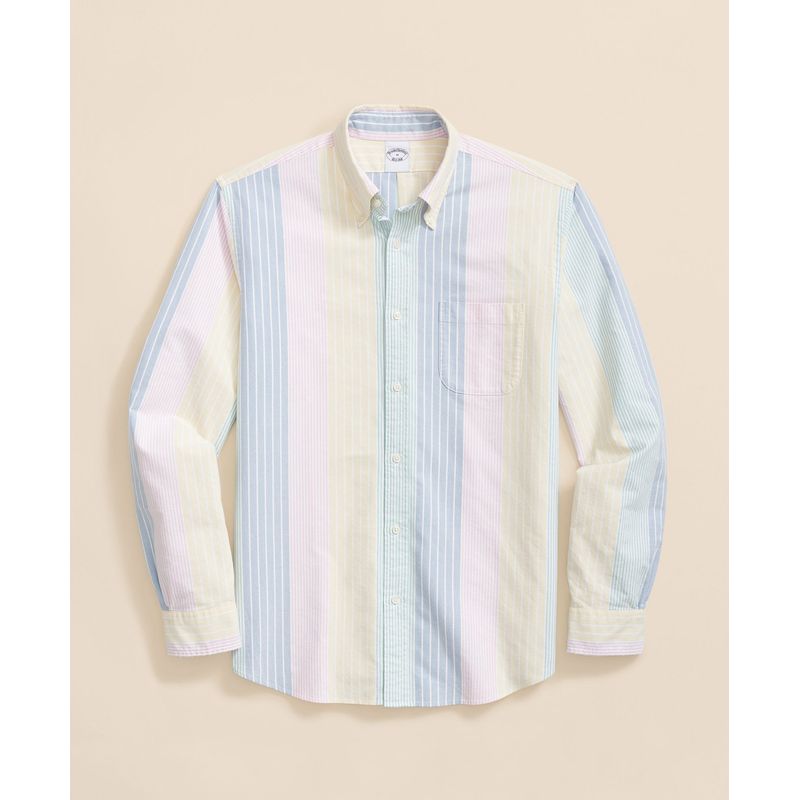 BROOKS BROTHERS - Camisa Hombre Spt Fdy Ox Stripes Azul Brooks Brothers