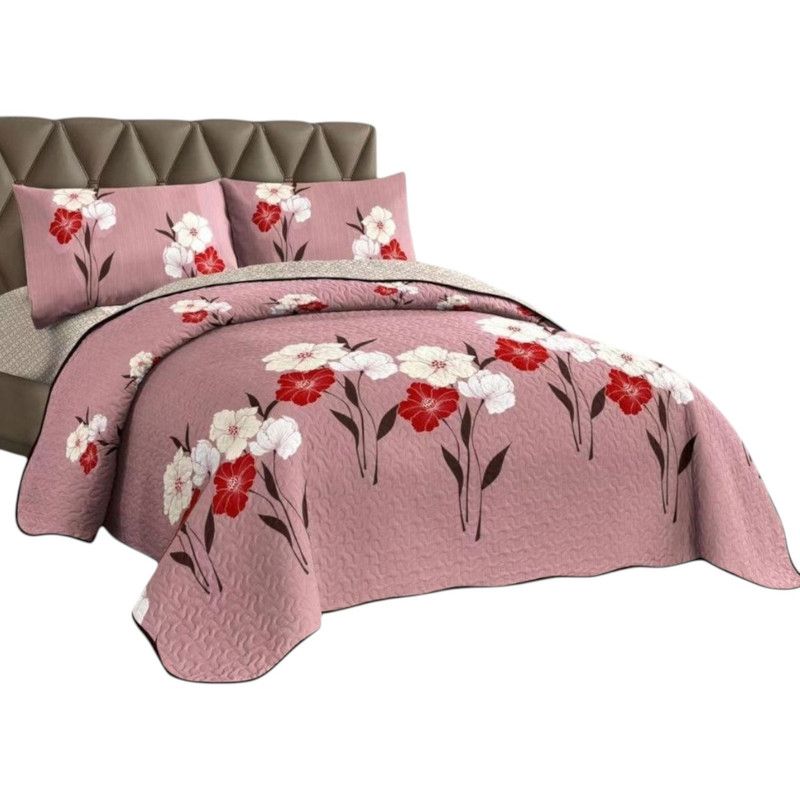 GENERICO - Cobertor Quilt De Verano Cubrecama 2 Plazas Colcha 230x250cm GS