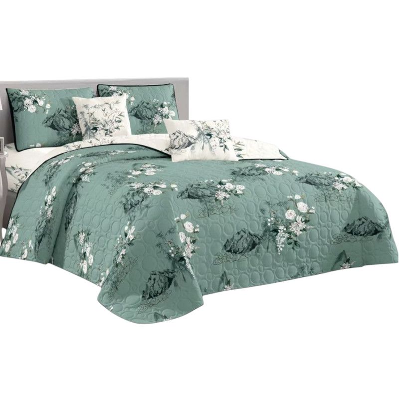 GENERICO - Cobertor Quilt De Verano Cubrecama King Colcha 250x270cm GS