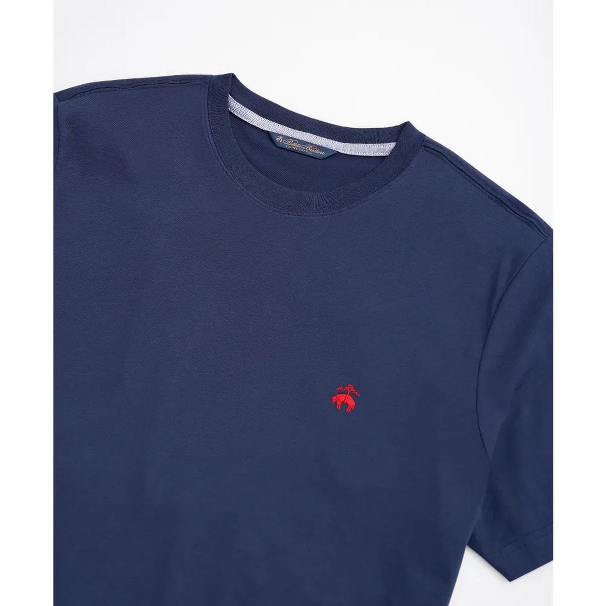 BROOKS BROTHERS - Polera Hombre Ctn Logo Gf Tee Azul Brooks Brothers