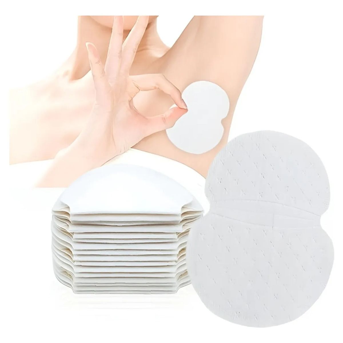 50 Parches Protectores Piel Antitranspirantes Axilas Polera, marca PASTELERIUSCL - Foto Principal