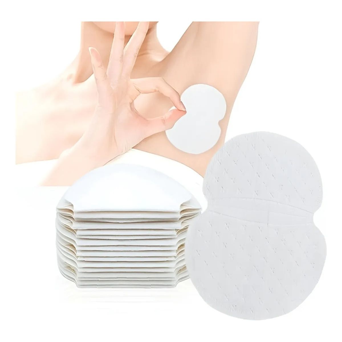 50 Parches Protectores Piel Antitranspirantes Axilas Polera, marca PASTELERIUSCL - Foto Principal