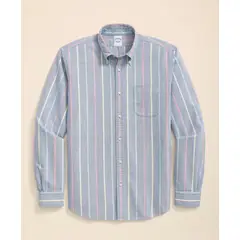 BROOKS BROTHERS - Camisa Hombre Spt Fdy Ox Stripes Azul