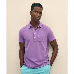 BROOKS BROTHERS - Polera Hombre Garment Dyed Pique Polo Morado