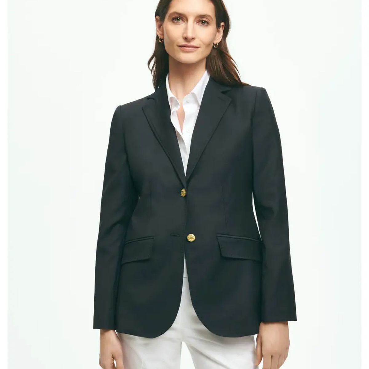 BROOKS BROTHERS - Chaqueta Mujer Tc Wv 2B Gld Azul Brooks Brothers