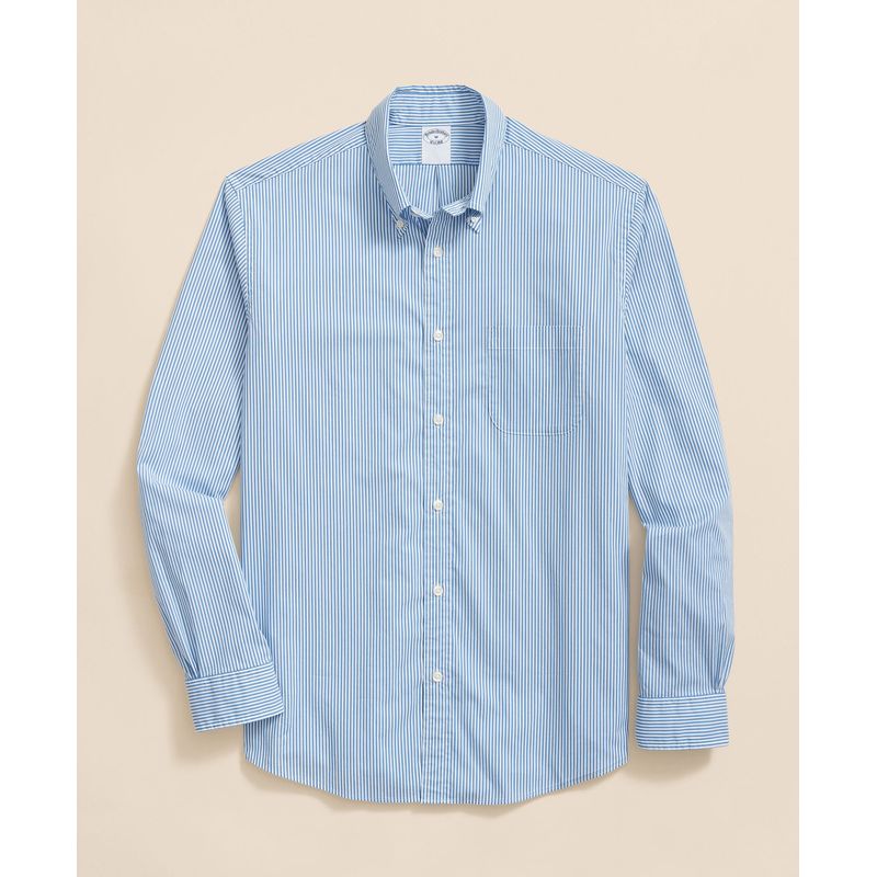 BROOKS BROTHERS - Camisa Hombre Spt Perf Candy Stp Azul Brooks Brothers