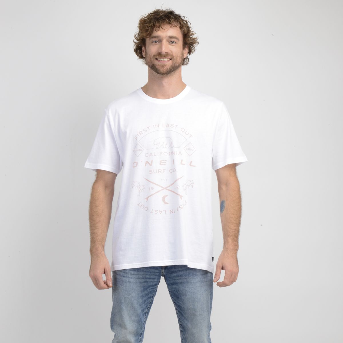 O'NEILL - POLERA MANGA CORTA JACK O'NEILL MUIR BLANCO