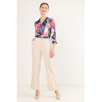 Pantalon Mujer Beige Magriffe