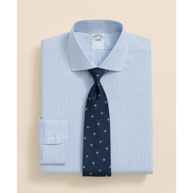 BROOKS BROTHERS - Camisa Hombre Ox Eng Cbplt Npkt Bc Azul Brooks Brothers