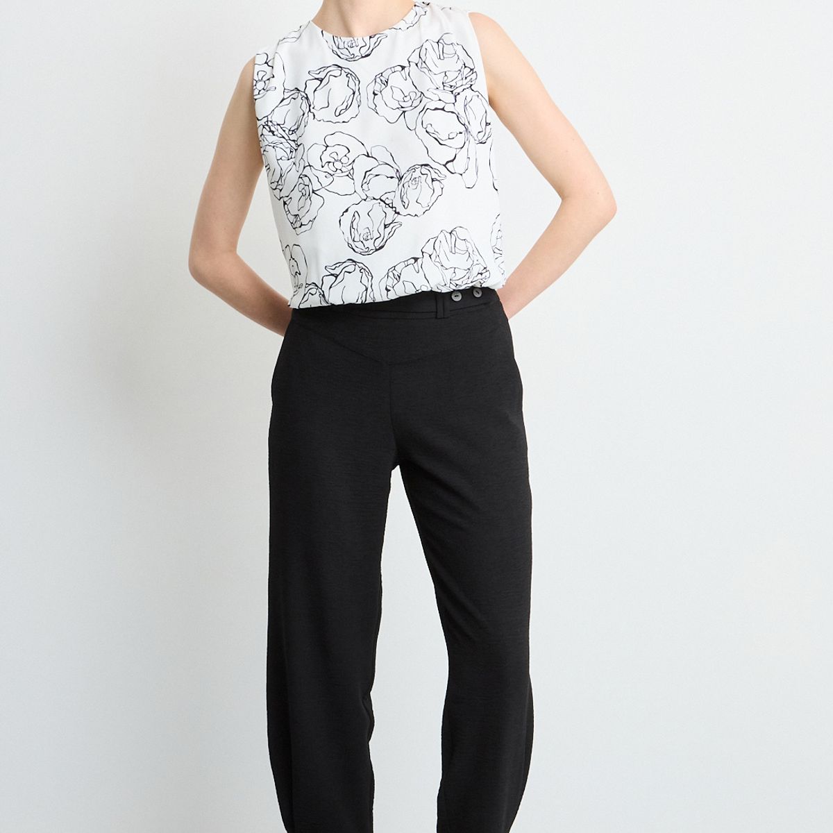 IO - Pantalon Mujer Negro Io