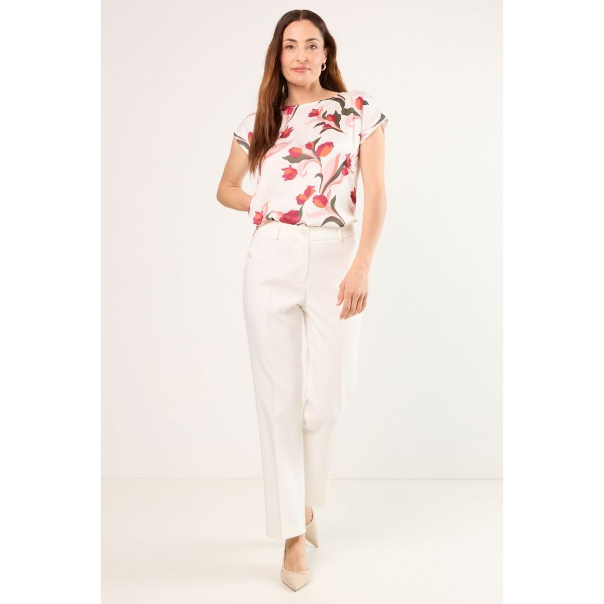 MA GRIFFE - Pantalon Mujer Blanco Magriffe