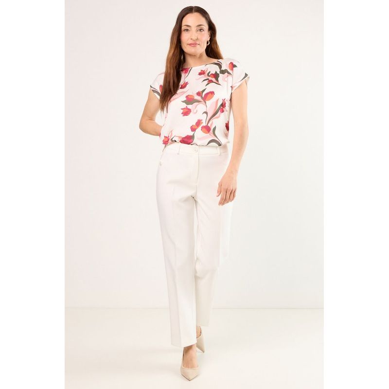 MA GRIFFE - Pantalon Mujer Blanco Magriffe