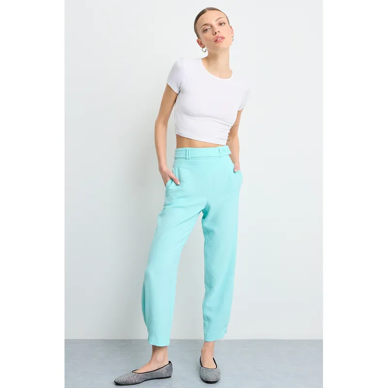IO - Pantalon Mujer Celeste Io