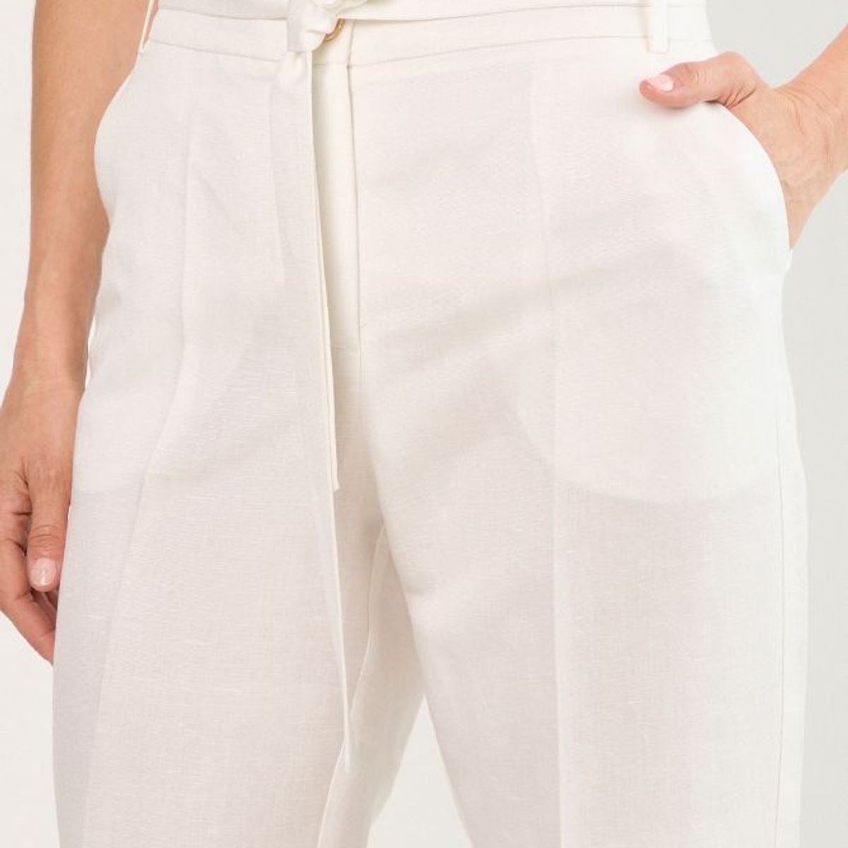 MA GRIFFE - Pantalon Mujer Blanco Magriffe