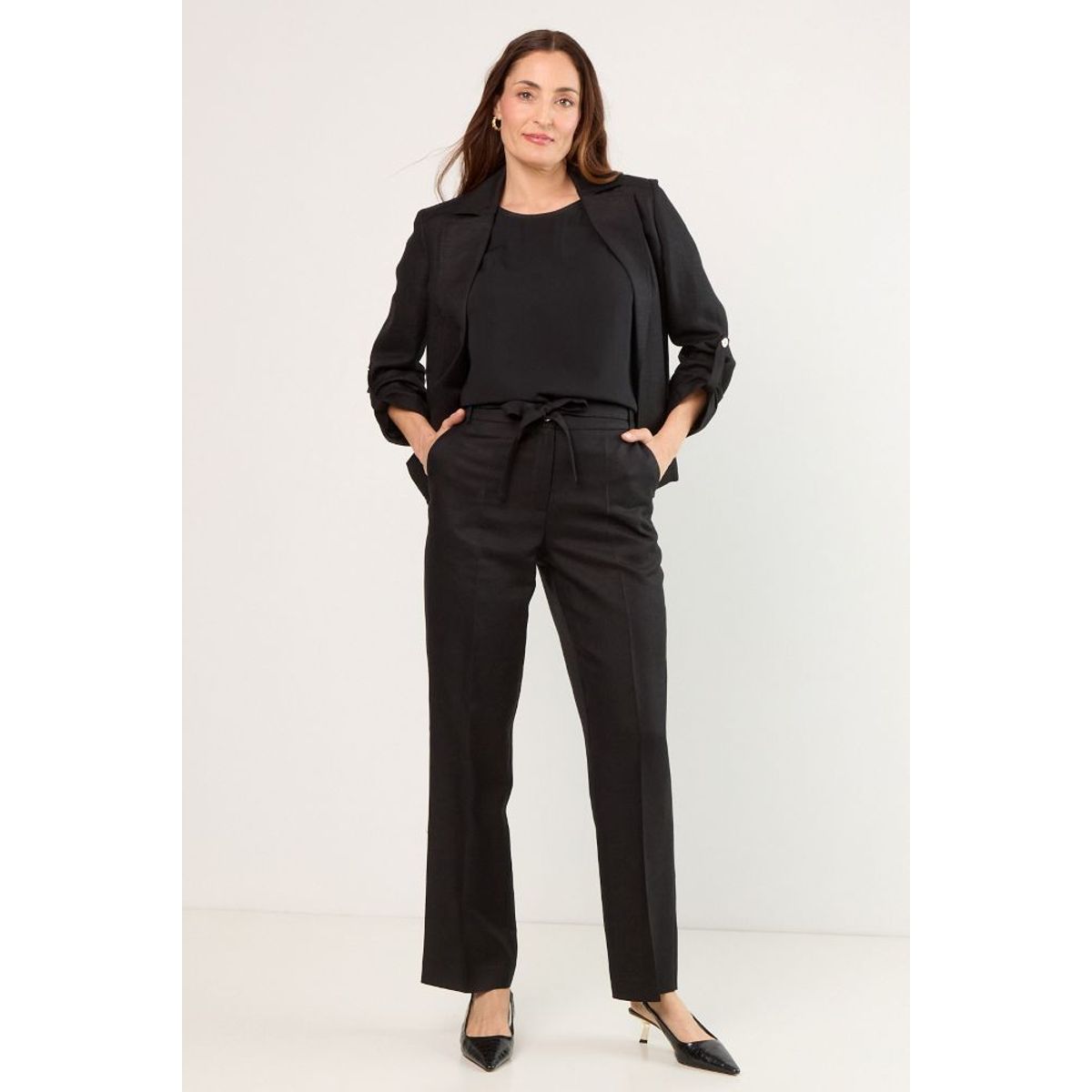MA GRIFFE - Pantalon Mujer Negro Magriffe