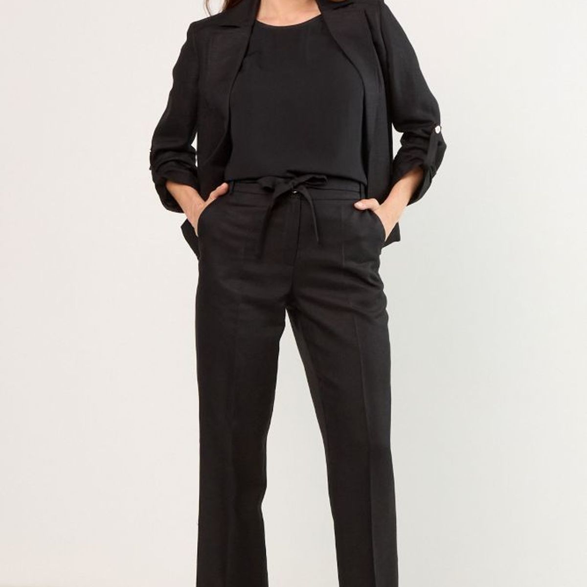 MA GRIFFE - Pantalon Mujer Negro Magriffe