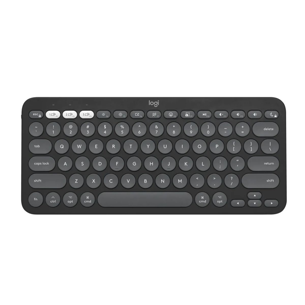 LOGITECH - Teclado Logitech K380s Grafito Qwerty Bluetooth Español
