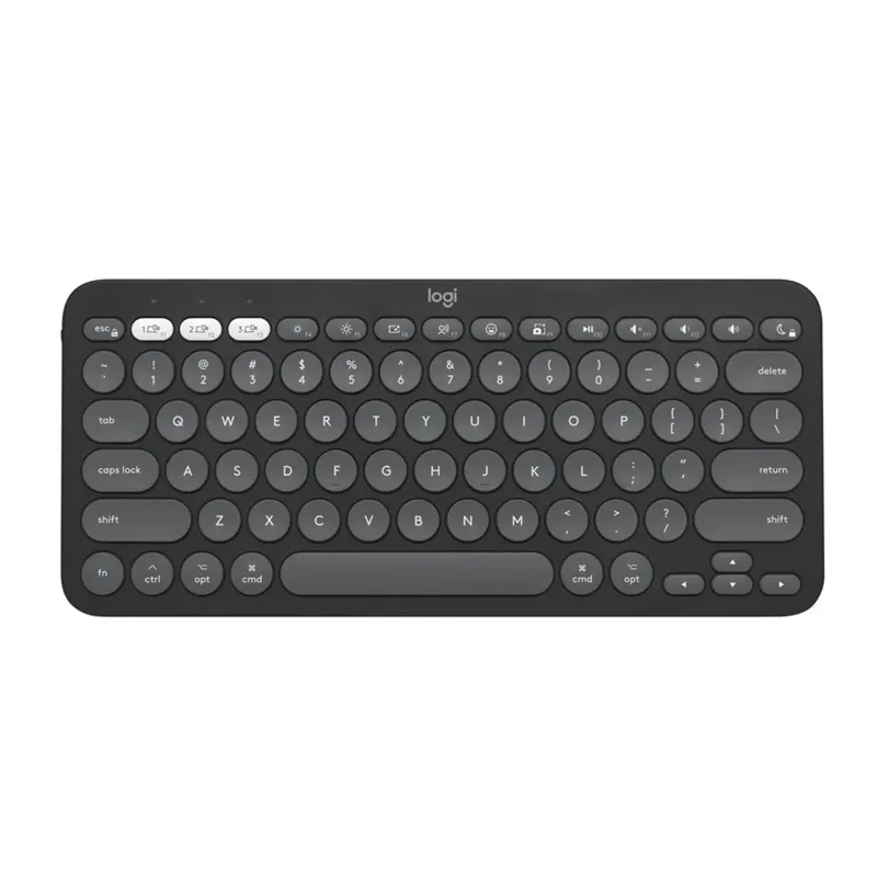 LOGITECH - Teclado Logitech K380s Grafito Qwerty Bluetooth Español