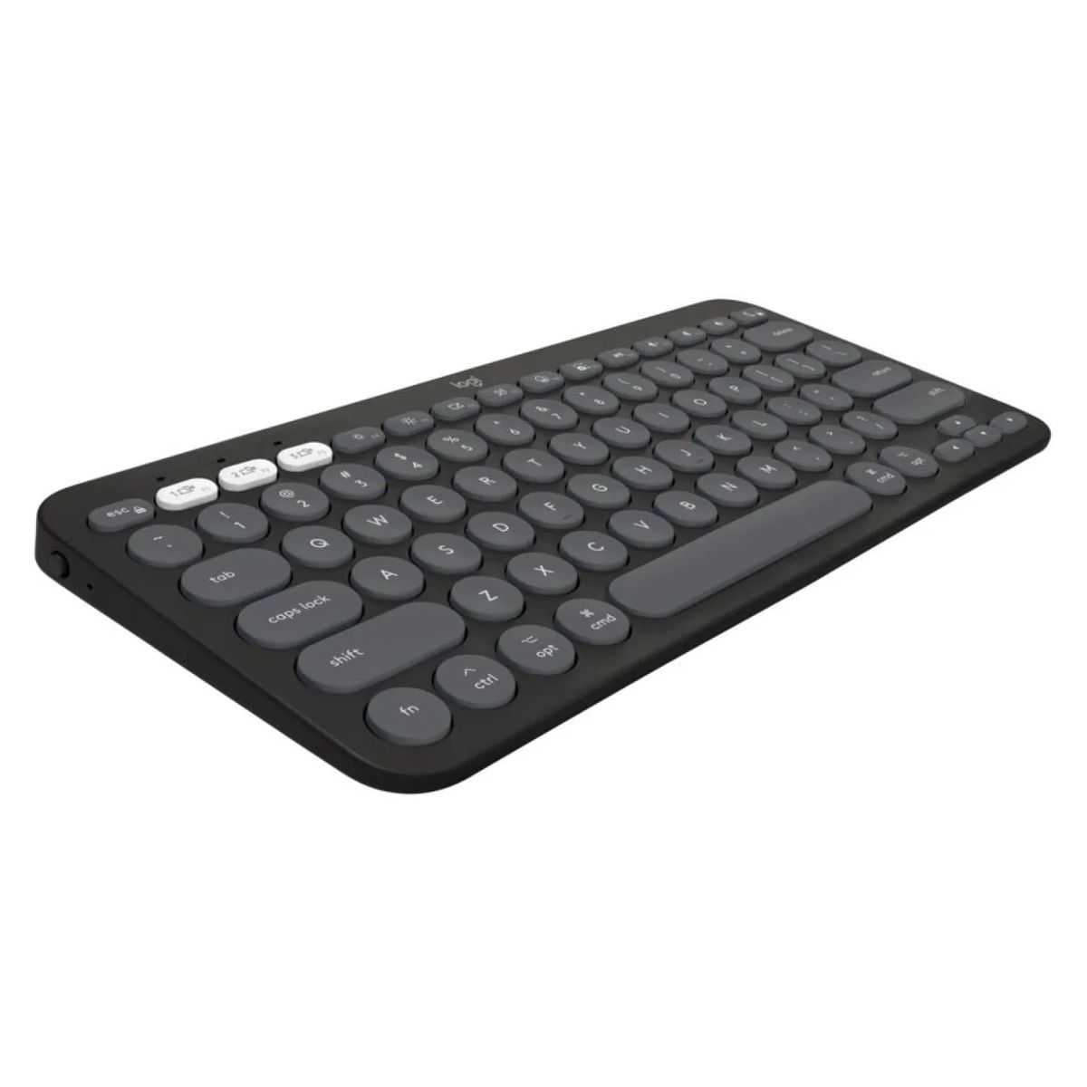 LOGITECH - Teclado Logitech K380s Grafito Qwerty Bluetooth Español