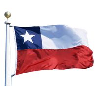 Bandera Chilena 300x200 Cm Roja Blanca Y Azul