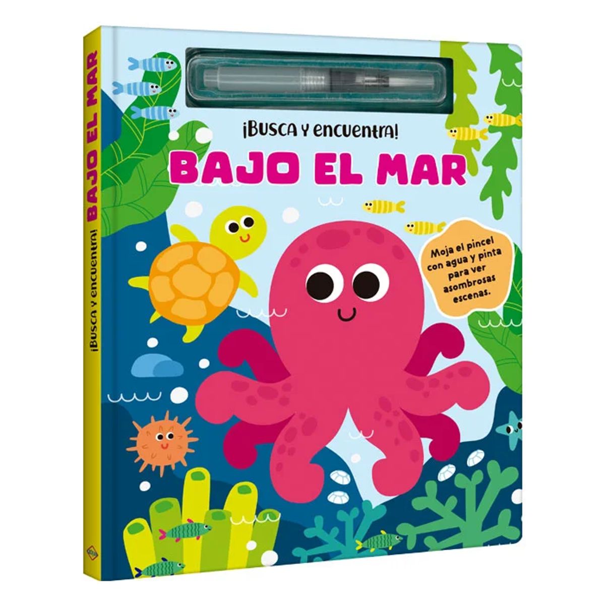 LEXUS - Libro Bajo el Mar Con Pincel - Busca Y Encuentra - Lexus - nuevo