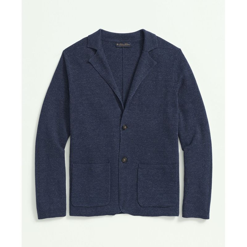 BROOKS BROTHERS - Sweater Hombre Lino Blazer Azul Brooks Brothers