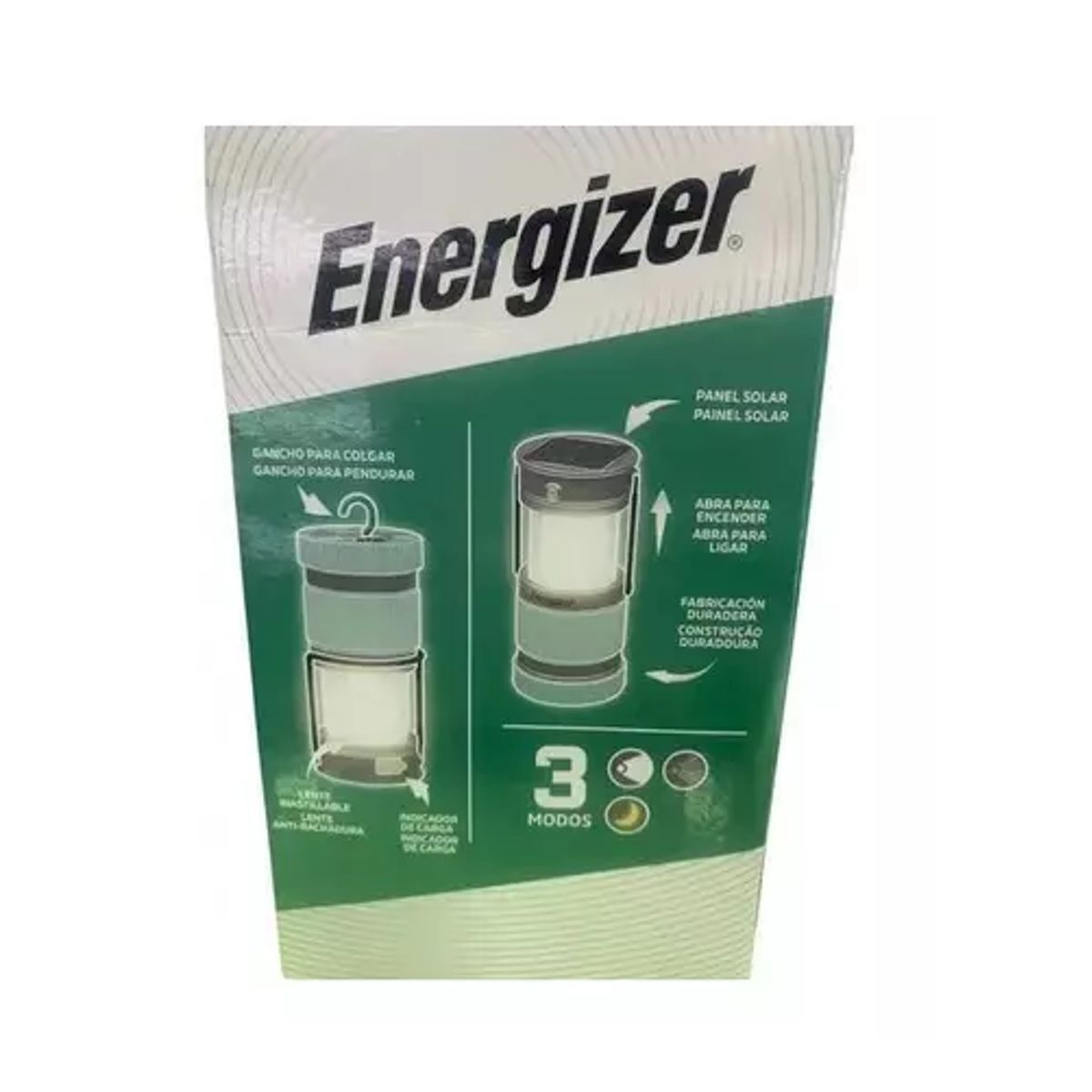 ENERGIZER - Foco Linterna Solar Híbrida Energizer