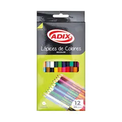 ADIX - Set 12 Lápices Bicolor 24 Colores