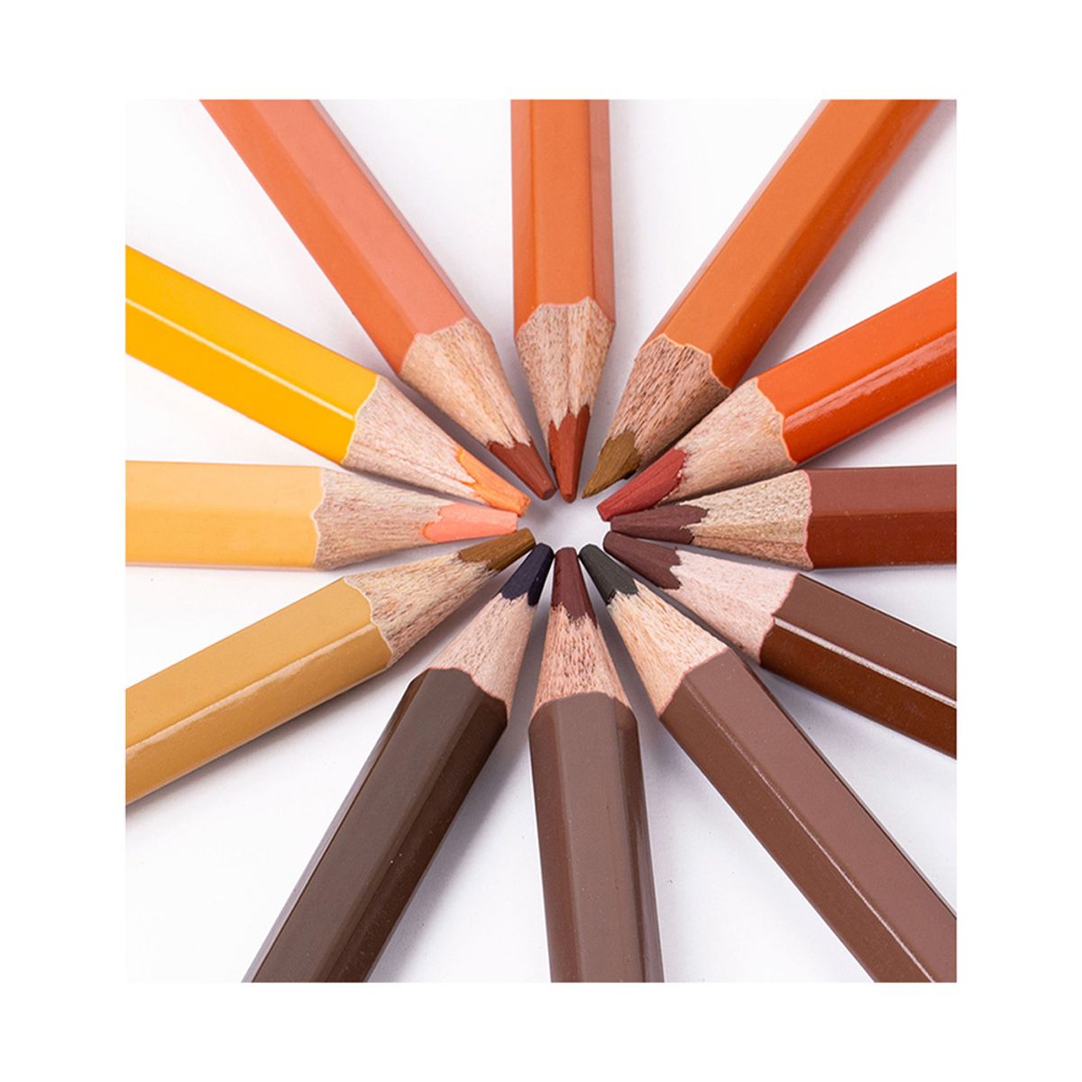 ADIX - Set 12 Lápices de Colores Hexagonal Tono Skin Adix