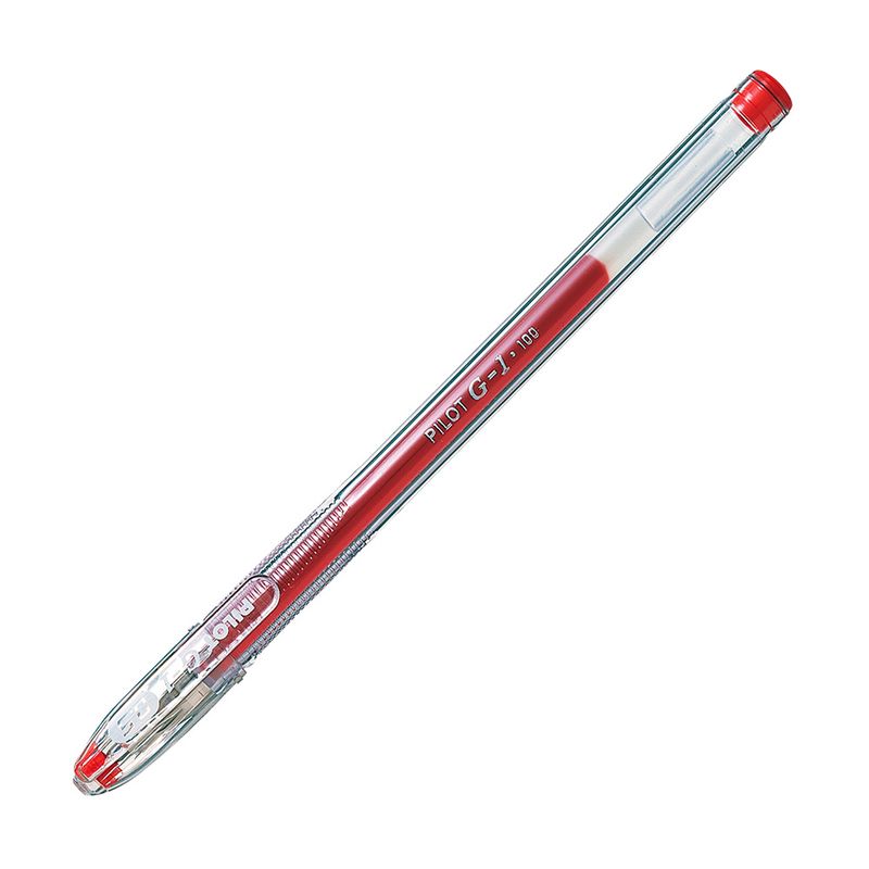 PILOT - Lápiz Gel G-1 Rojo 05mm Pilot