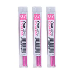 PILOT - Set 3 Tubos Mina Color Eno Rosado 07mm