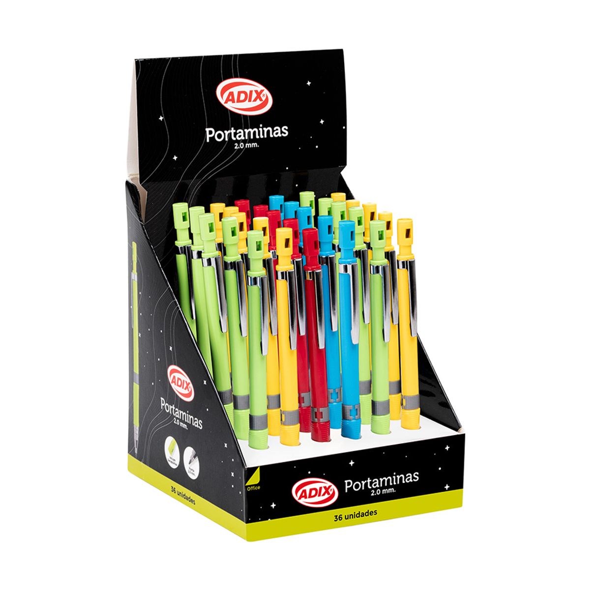 ADIX - Portaminas 2mm Colores Surtidos ADIX