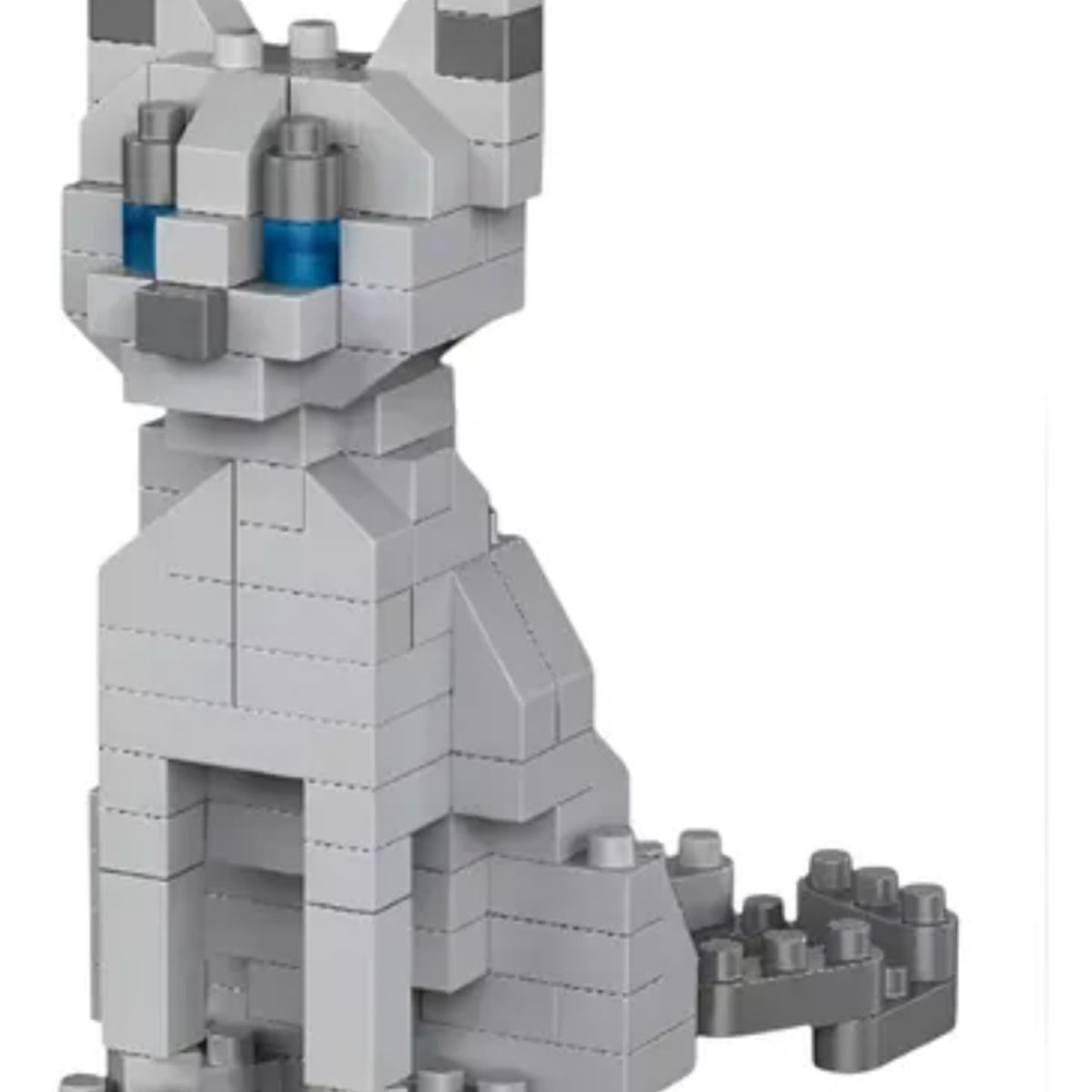 GENERICO - Mini Bloques Construccion Mini Figura Gato Mascota 7cms