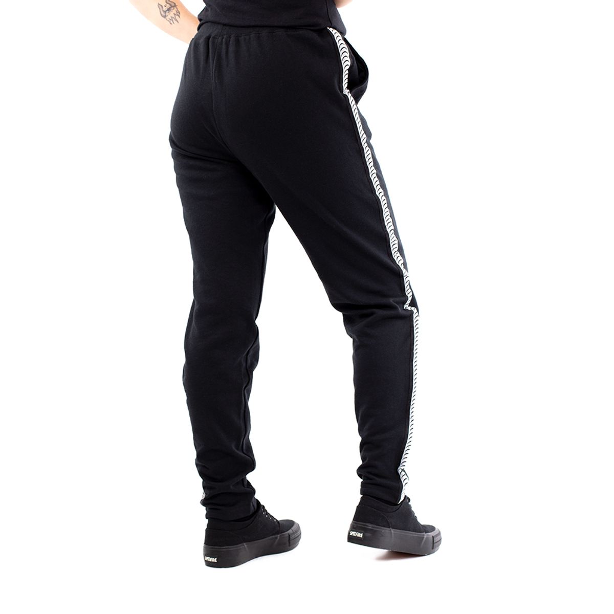 SPITFIRE - Jogger Mujer Side Lines Spitfire Negro