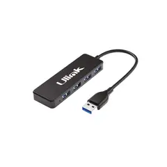 ULINK - Mini hub UL-HUB300 USB 3.0 de 4 puertos