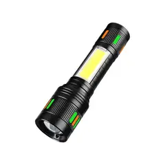 GENERICO - Linterna Tacitica Camping Luz Led Zoom Recargable