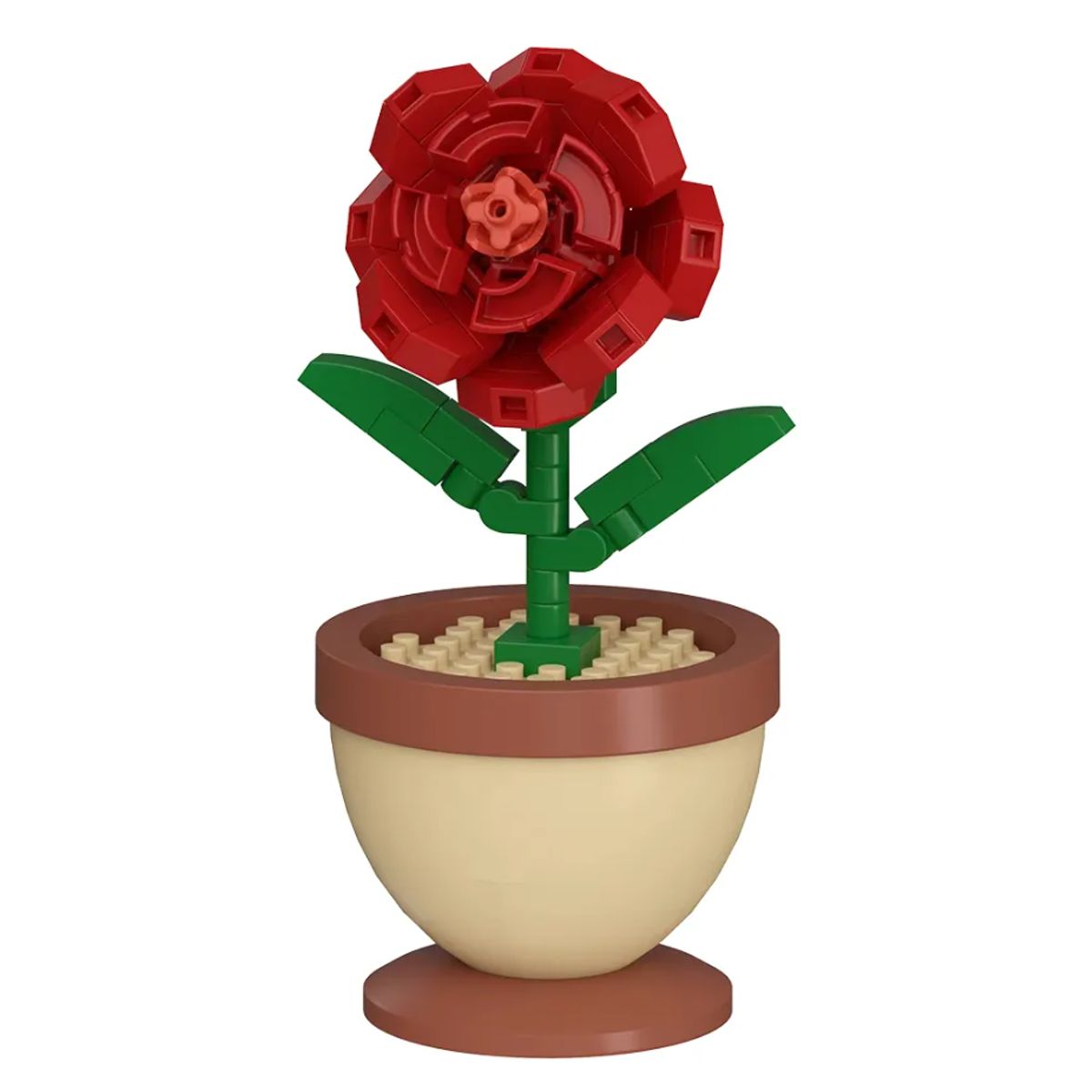 GENERICO - Mini Armable Flores Artificiales Rosa Sin Caja