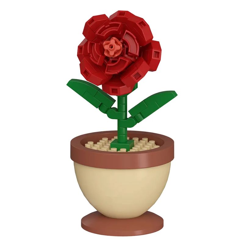 GENERICO - Mini Armable Flores Artificiales Rosa Sin Caja