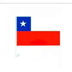 GENERICO - Bandera de Chile para auto 20x28