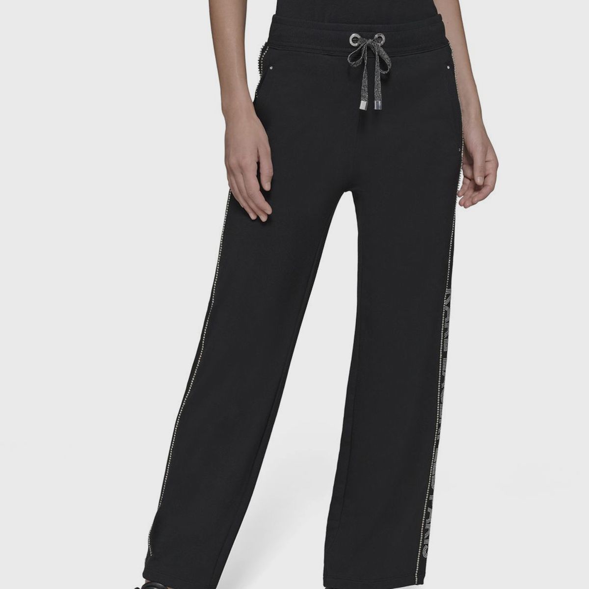 KARL LAGERFELD - Jogger con logo de cristales