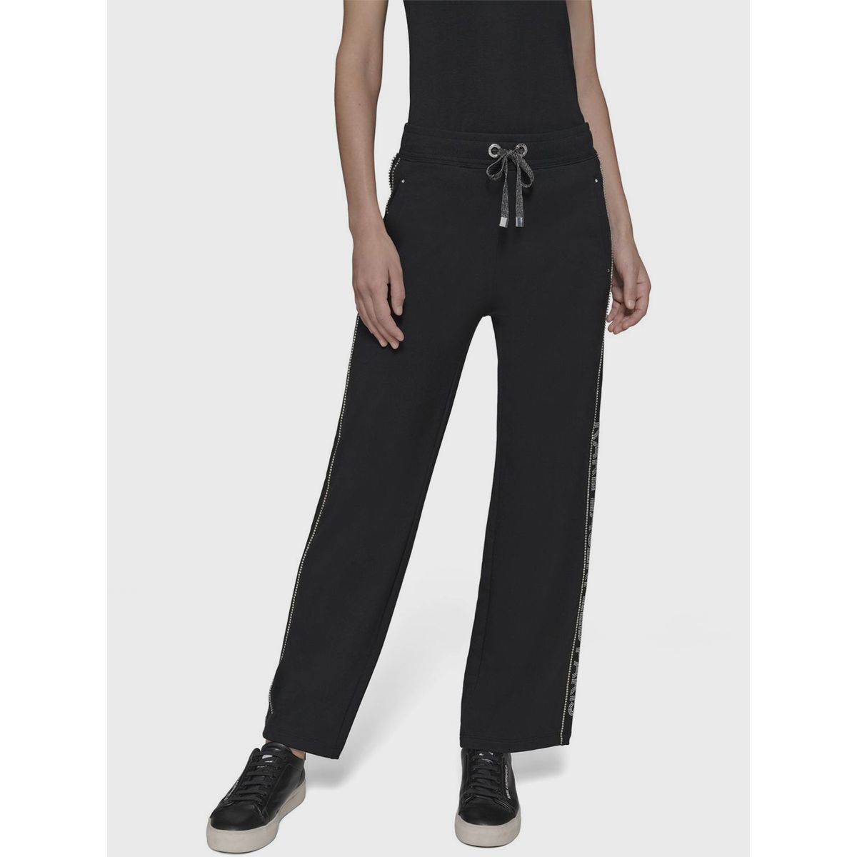 KARL LAGERFELD - Jogger con logo de cristales