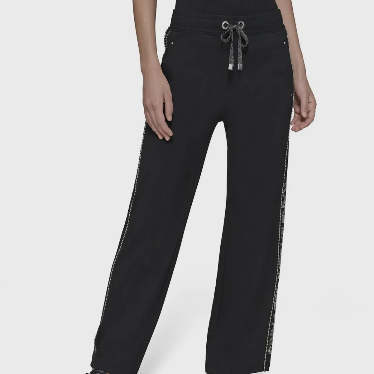 KARL LAGERFELD - Jogger con logo de cristales