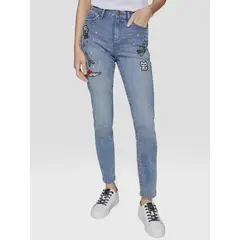 KARL LAGERFELD - Jeans con parches distintivos