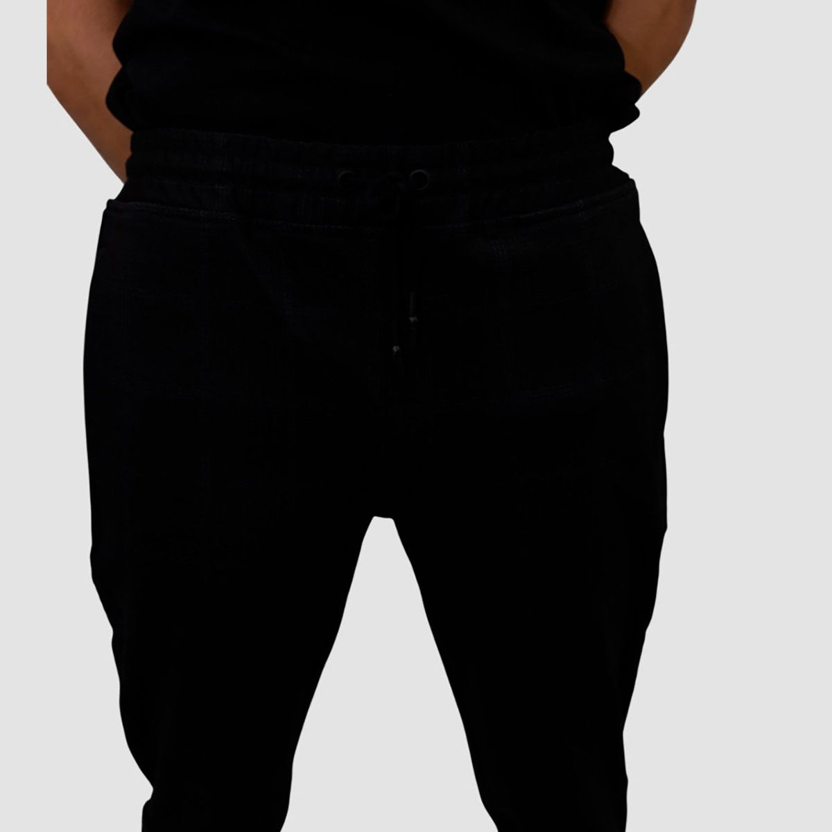 KARL LAGERFELD - Jogger a cuadros con logo