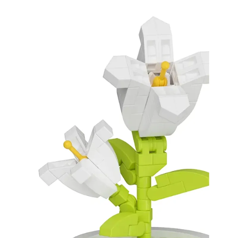 GENERICO - Mini Armable Flores Artificiales Flor Blanca Sin Caja