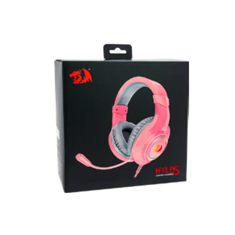 REDRAGON - Audífonos Gamer Redragon Hylas H260 Pink RGB