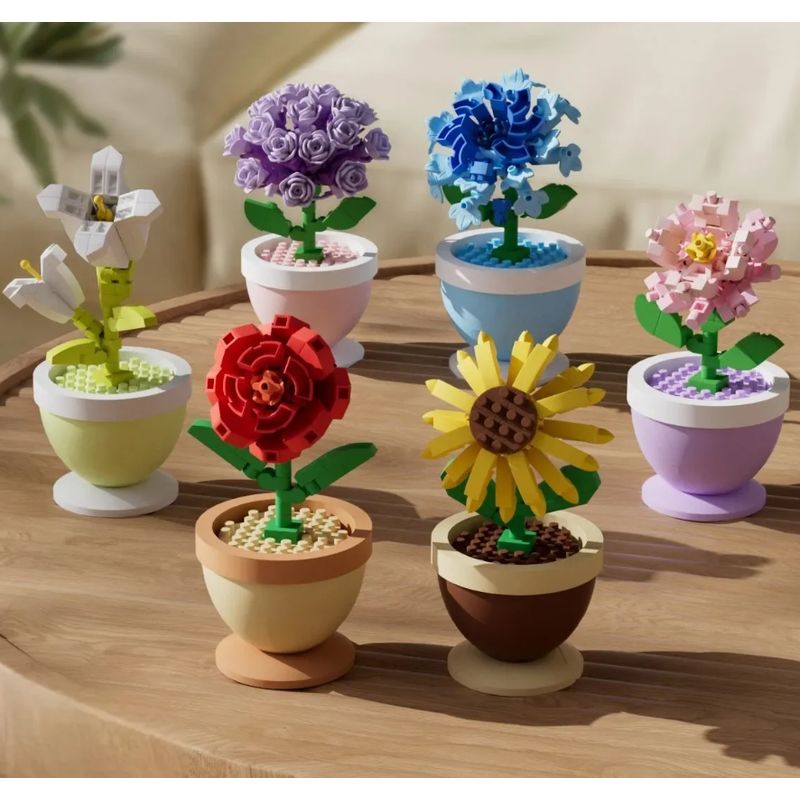 GENERICO - Mini Armable Flores Artificiales Girasol Sin Caja