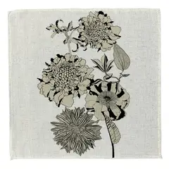 TUYO PRINT - Set 4 Servilletas Ebano - Lino Poliester -