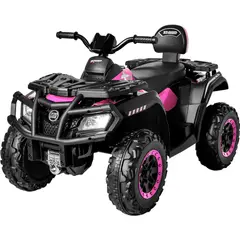 LITTLE MONKEY - Cuadrimoto Montable Eléctrica Niños 12v Luces Usb Bluetooth