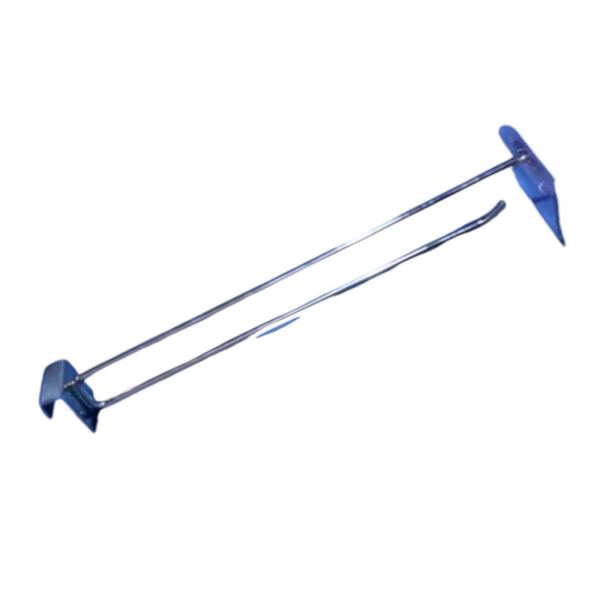 GENERICO - Pack 20 Ganchos Doble de Metal para Barra 35cm Gms